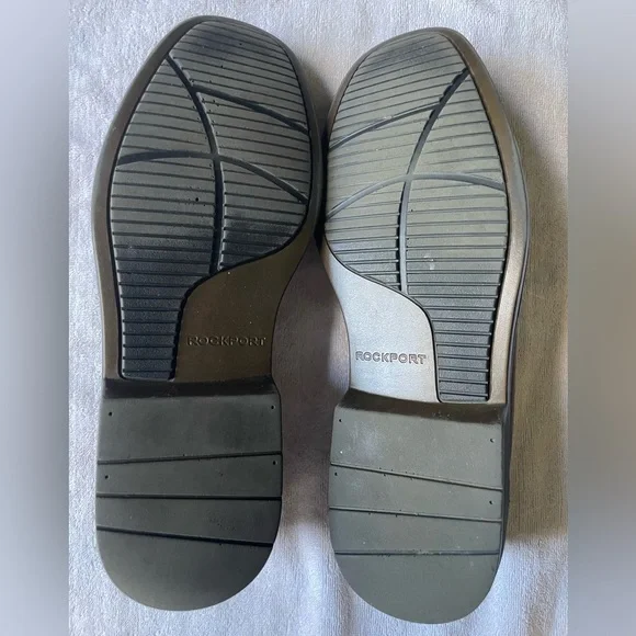 Rockport Men's Brown Leather Slip-On Driving Loafers - Picture 4 of 6